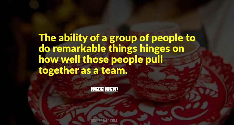 Quotes About The Teamwork #255532