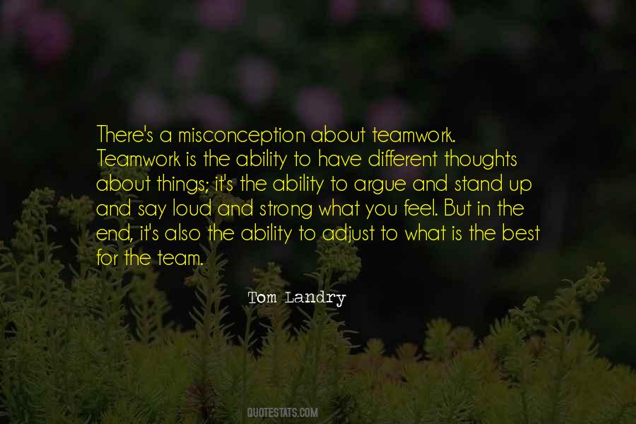 Quotes About The Teamwork #372896