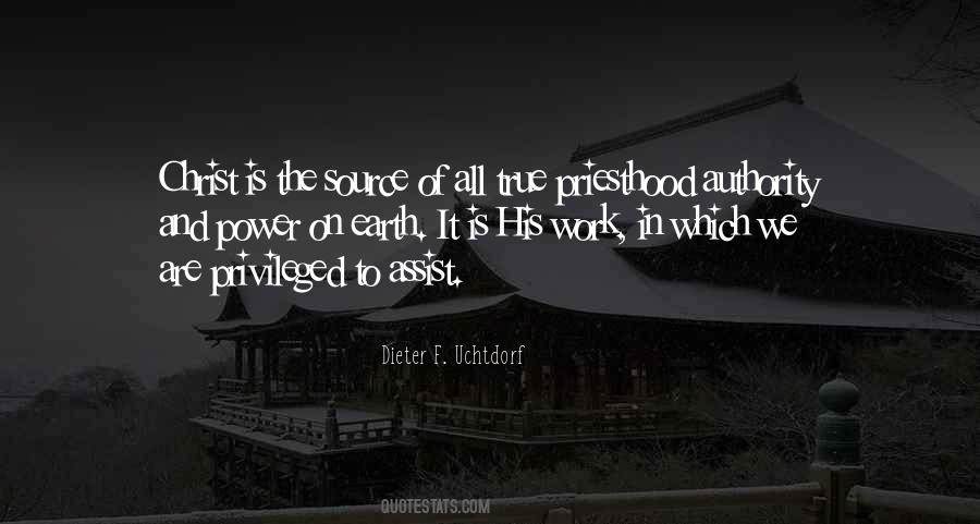 Priesthood Authority Quotes #658745