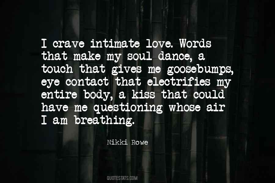 Intimate Touch Quotes #58001