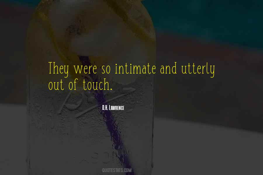 Intimate Touch Quotes #664234