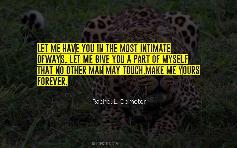 Intimate Touch Quotes #744756