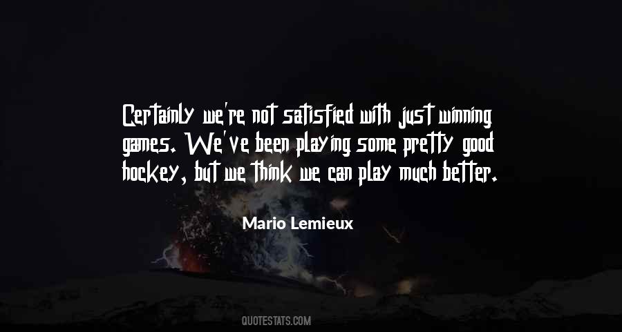 Winning Games Quotes #1589078