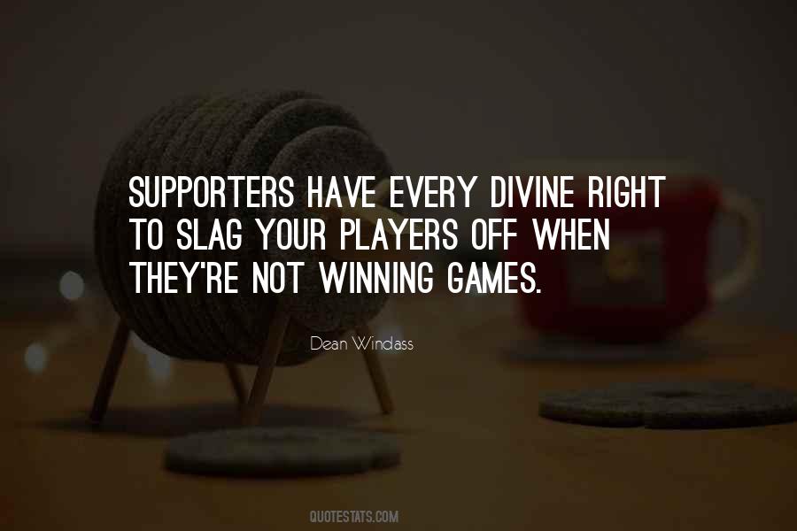 Winning Games Quotes #215352