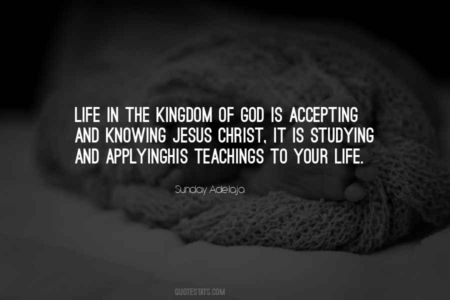 Quotes About The Teachings Of Jesus #1055036