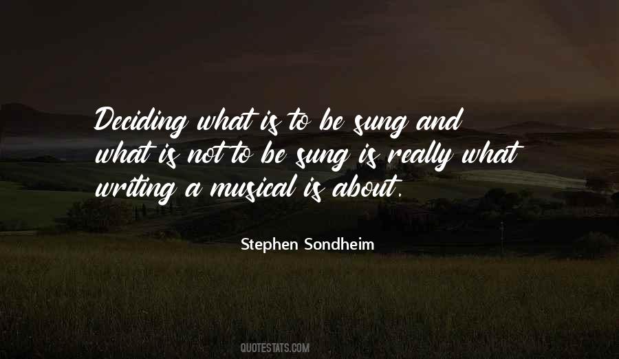 Sondheim Musical Quotes #841650