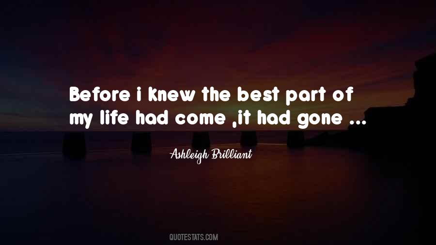 Best Part Of Quotes #1113110