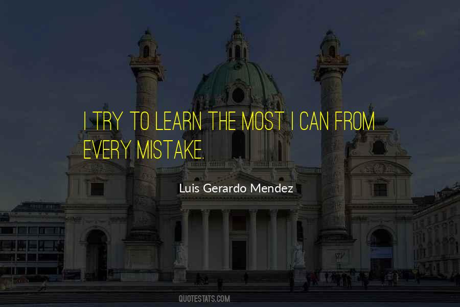 Learn From Mistake Quotes #462185