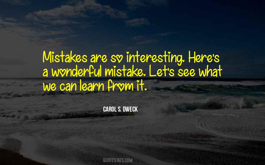 Learn From Mistake Quotes #884035