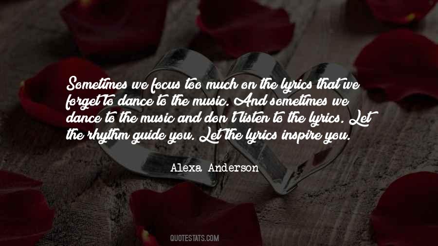 Music And Rhythm Quotes #588867