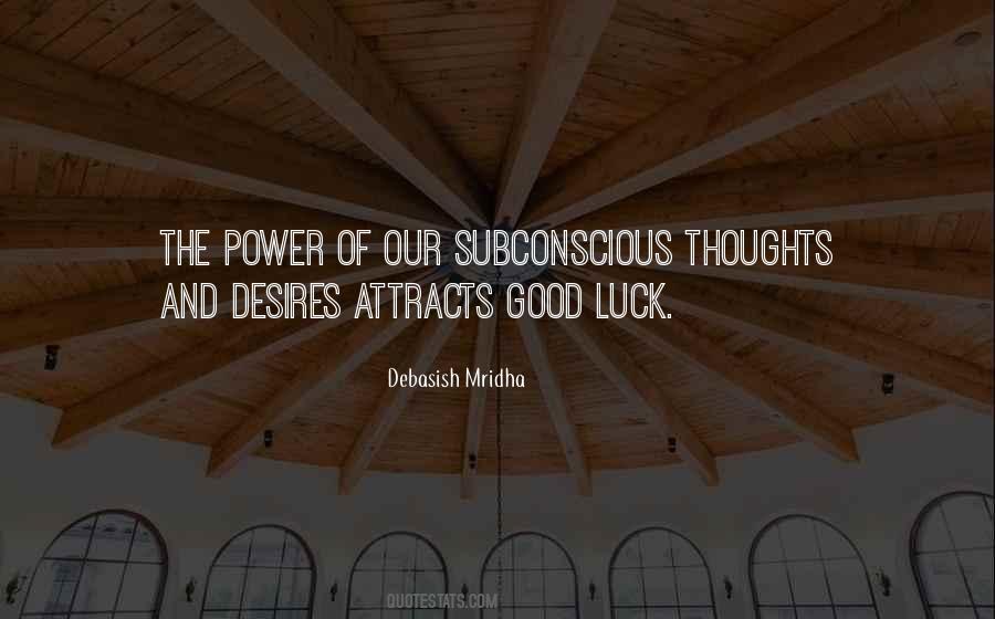 Power Of Subconscious Quotes #951094
