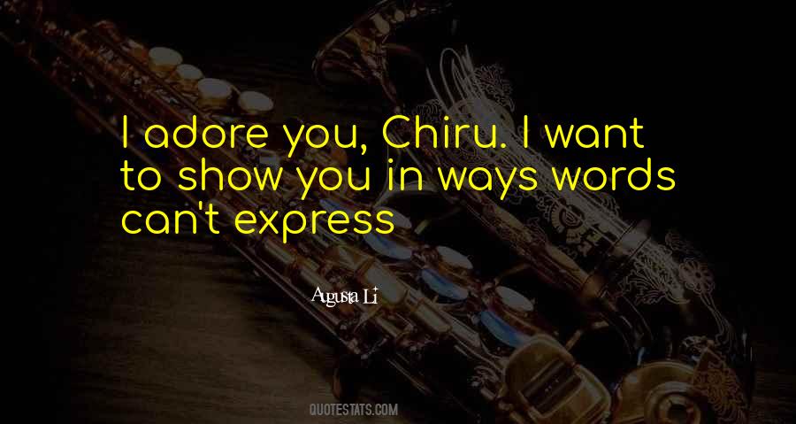 Love Adore Quotes #591824