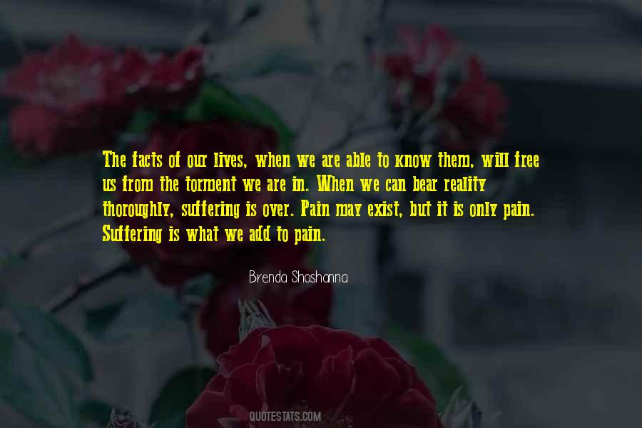 Pain Suffering Quotes #1622958