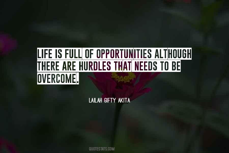 Life Hurdles Quotes #1779644
