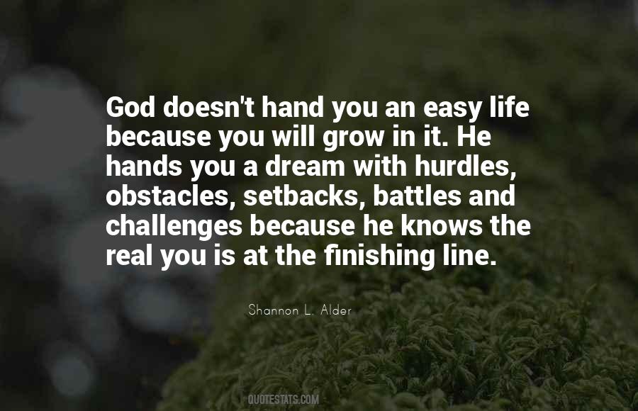 Life Hurdles Quotes #1867276
