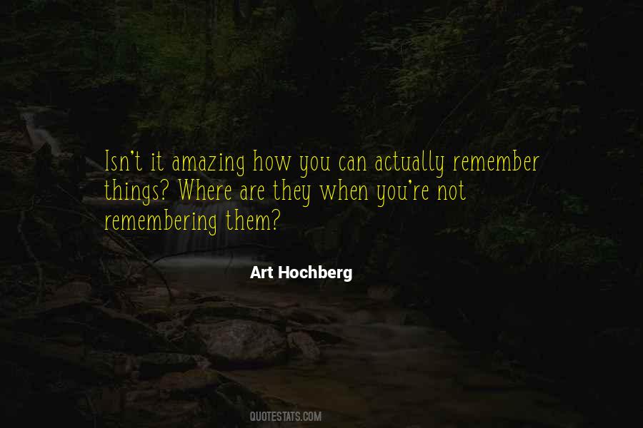 Not Remembering Quotes #910798