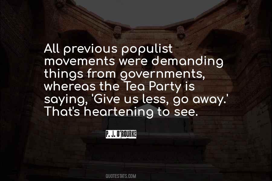 Quotes About The Tea Party #63100