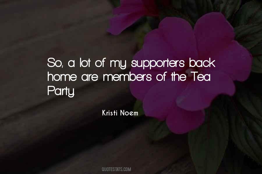 Quotes About The Tea Party #648642