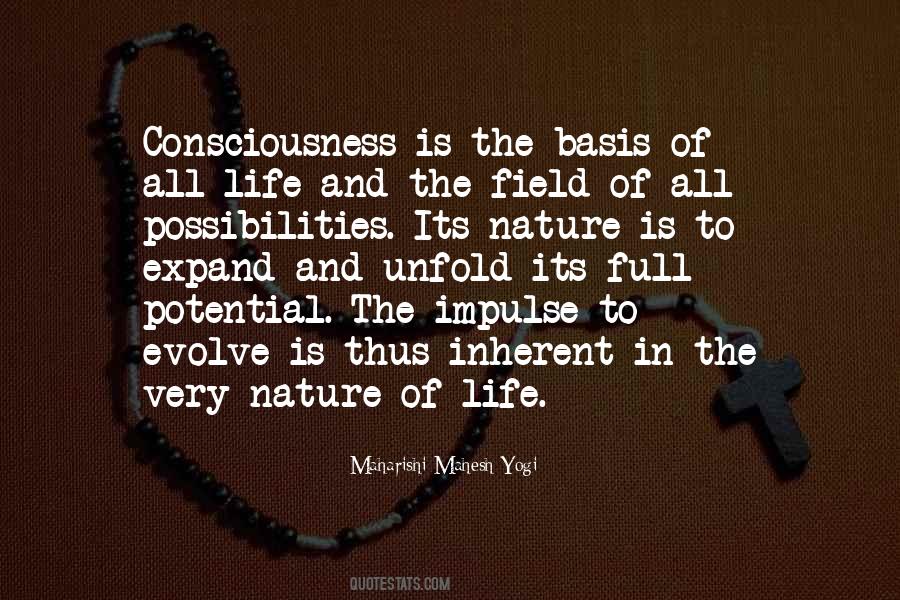 Nature Consciousness Quotes #1106609