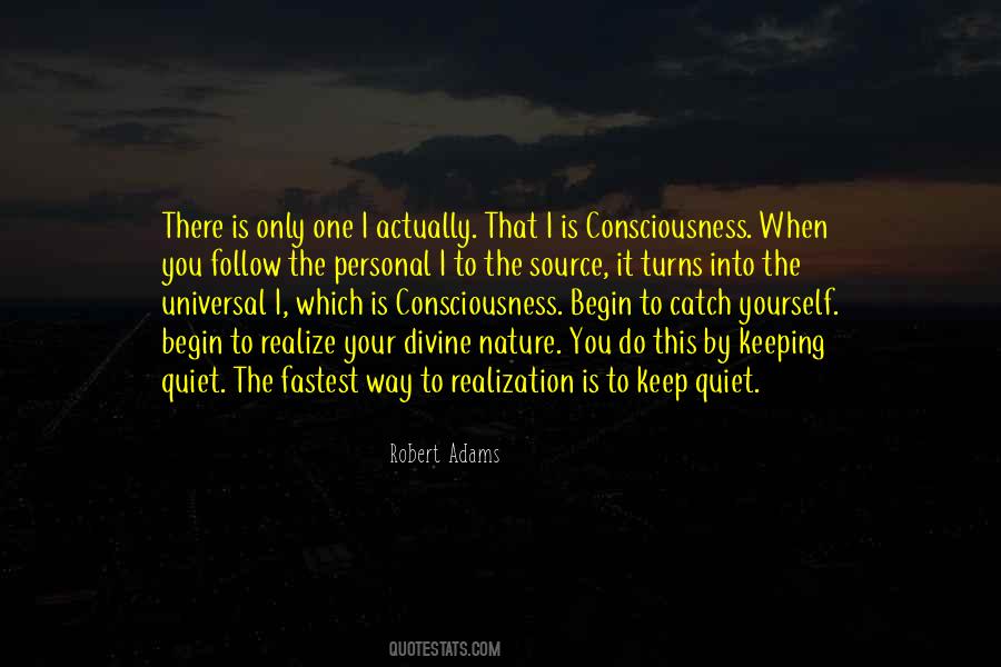 Nature Consciousness Quotes #369506