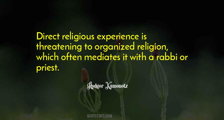 Religious Experience Quotes #1731098