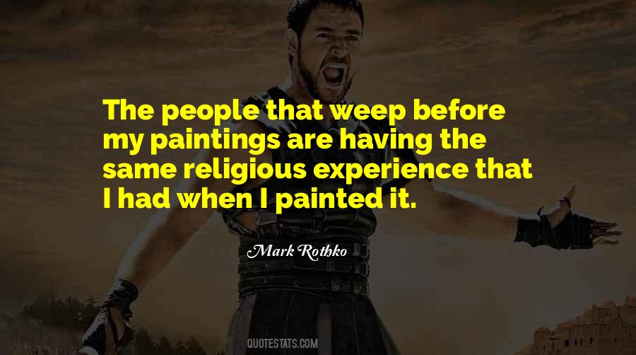 Religious Experience Quotes #1876858