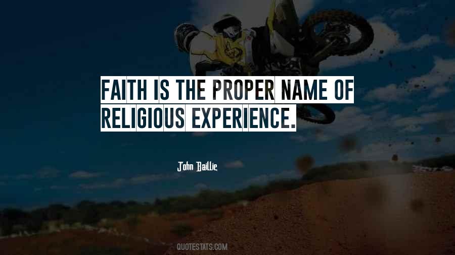 Religious Experience Quotes #574891