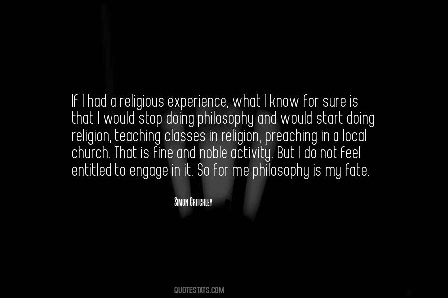 Religious Experience Quotes #871843