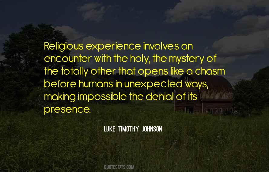 Religious Experience Quotes #931508