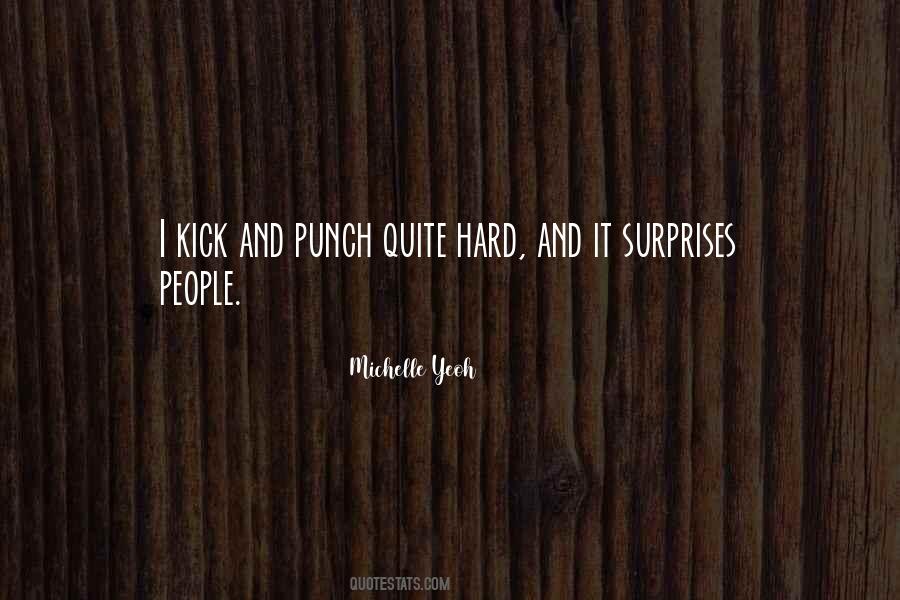 Punch Hard Quotes #475303