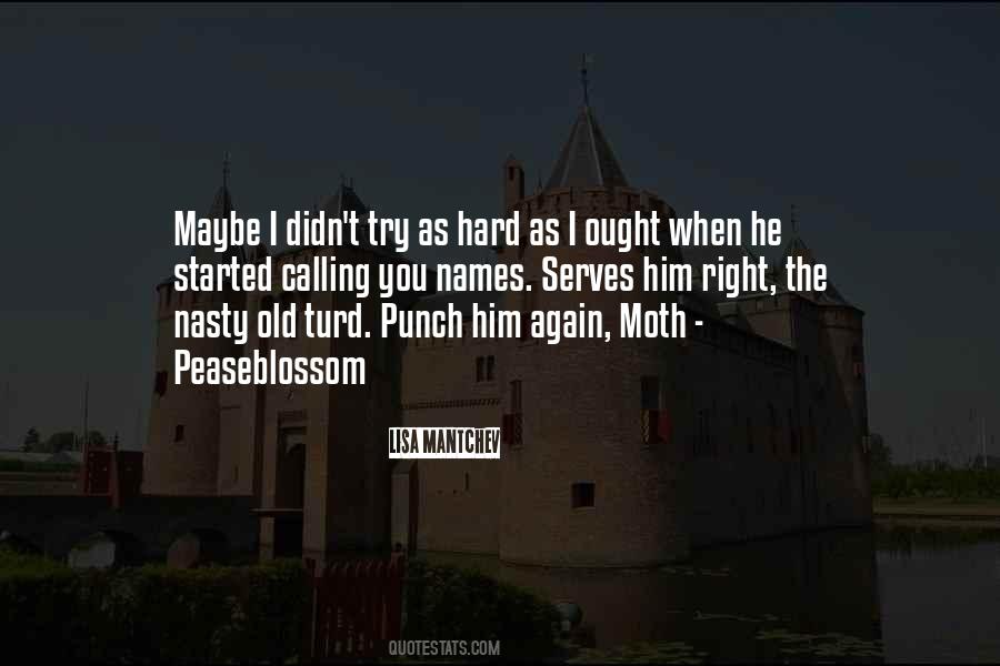 Punch Hard Quotes #561959