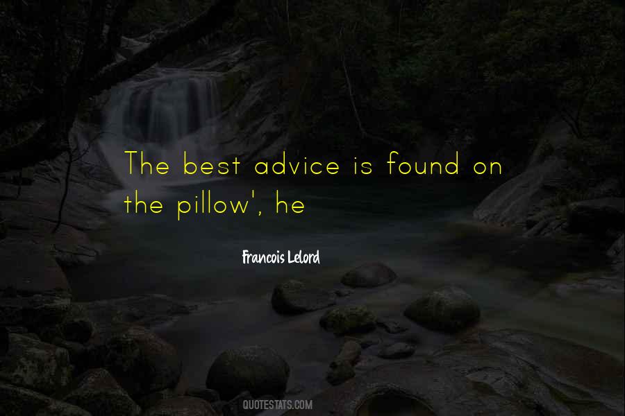 Best Pillow Quotes #1815948