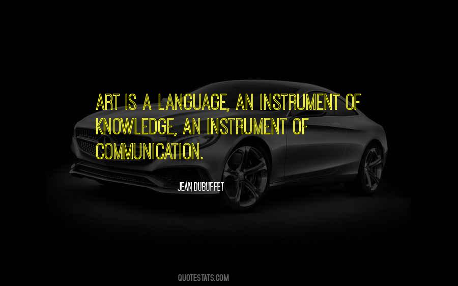 Language Of Art Quotes #16800