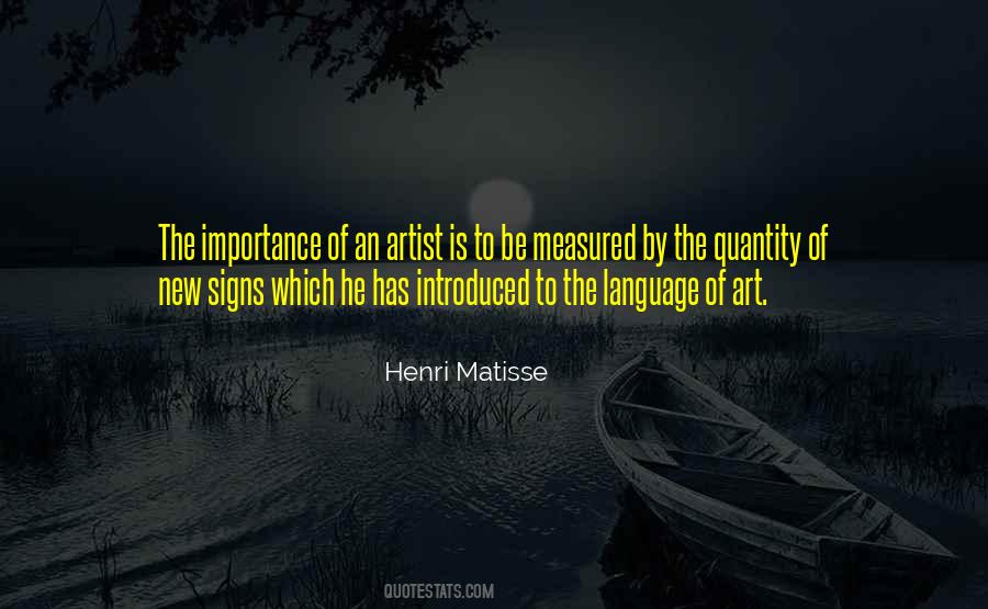 Language Of Art Quotes #717346