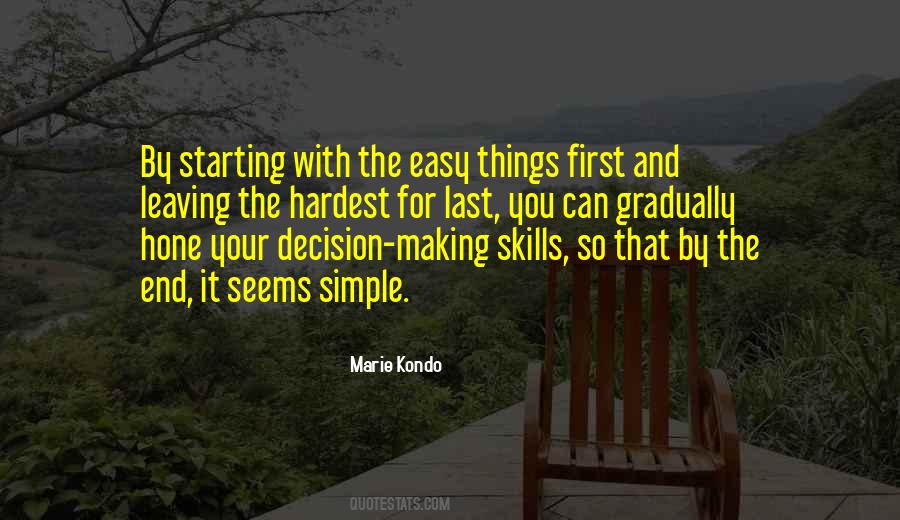 Quotes About Making It Easy #1109617