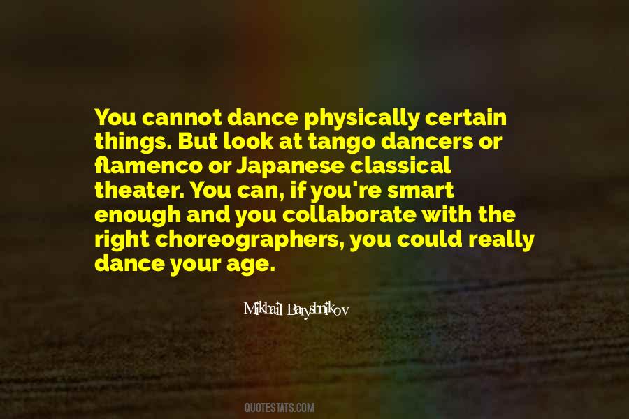 Quotes About The Tango Dance #1279346