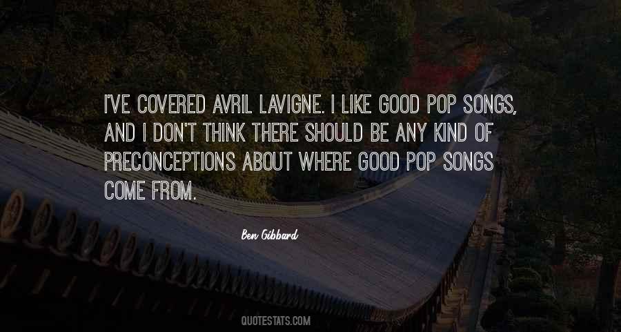 Best Pop Songs Quotes #152492