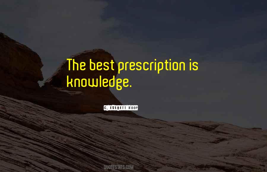 Best Prescription Quotes #631078