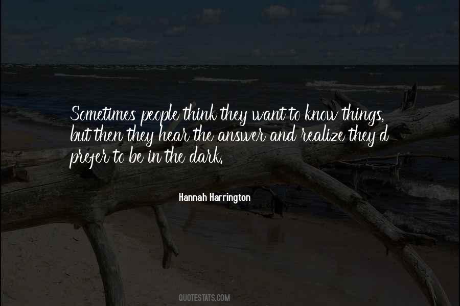 Dark People Quotes #149117