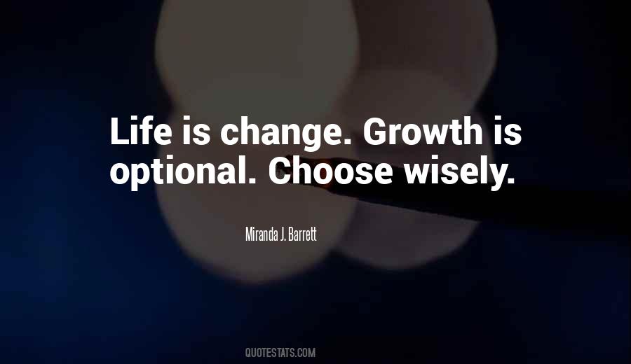 Change Growth Quotes #820844