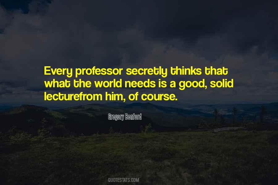 Best Professor Quotes #97254