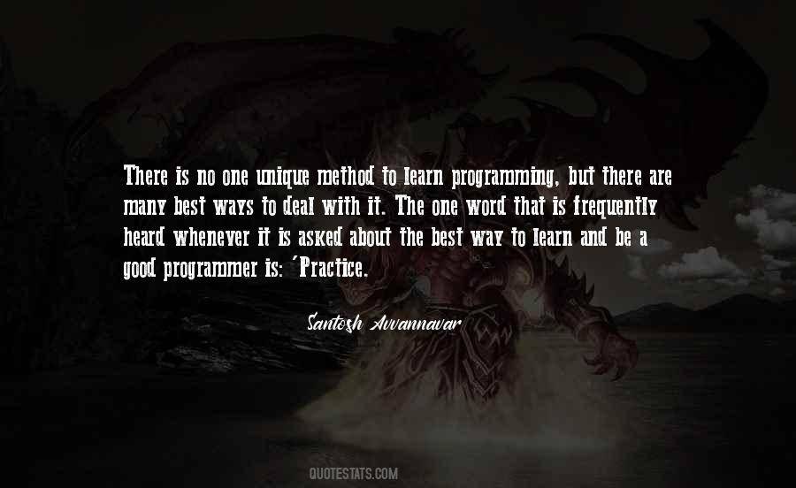 Best Programmer Quotes #1679767