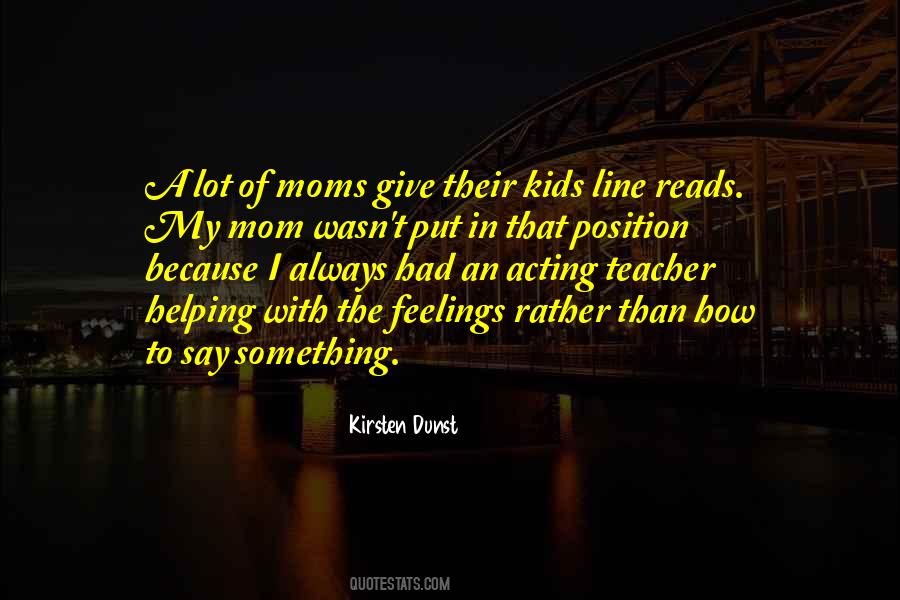 Acting For Kids Quotes #132345