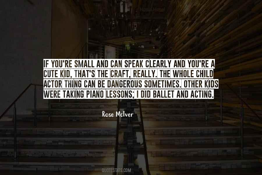 Acting For Kids Quotes #1545590