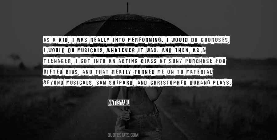 Acting For Kids Quotes #379174