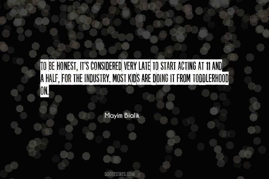 Acting For Kids Quotes #655472