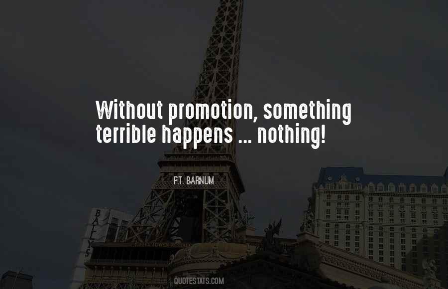 Best Promotion Quotes #27338