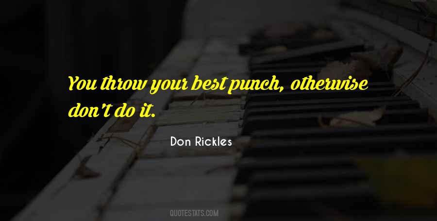 Best Punch Quotes #736217