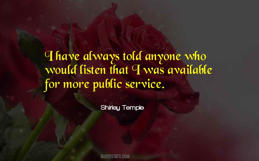 Temple Service Quotes #766635