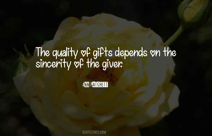 Quality Depends Quotes #51699